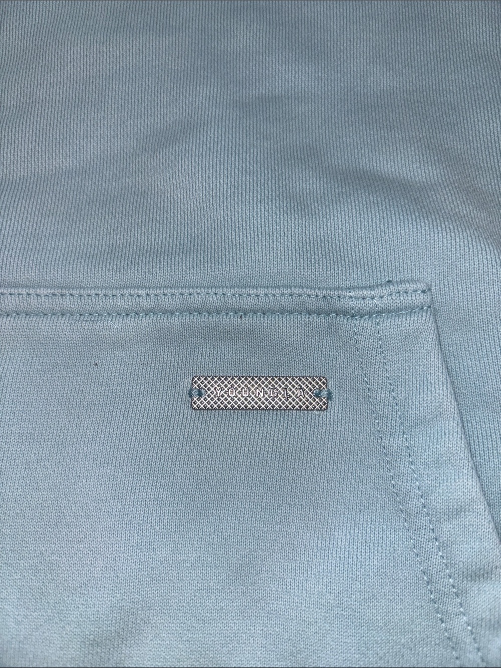 YoungLA Size S Light Blue Hoodie - Picture 4 of 8